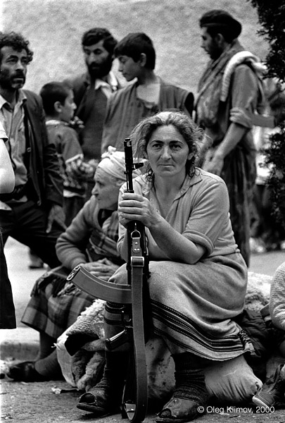 Армянская женщина. Степанакерт, Карабах 1992