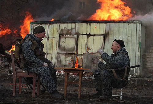 © Юрий Козырев. Грозный, Чечня, январь 2000 