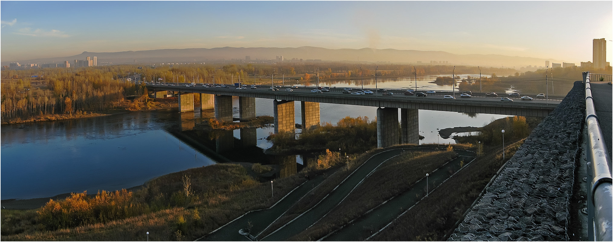 Октябрьский мост Красноярск