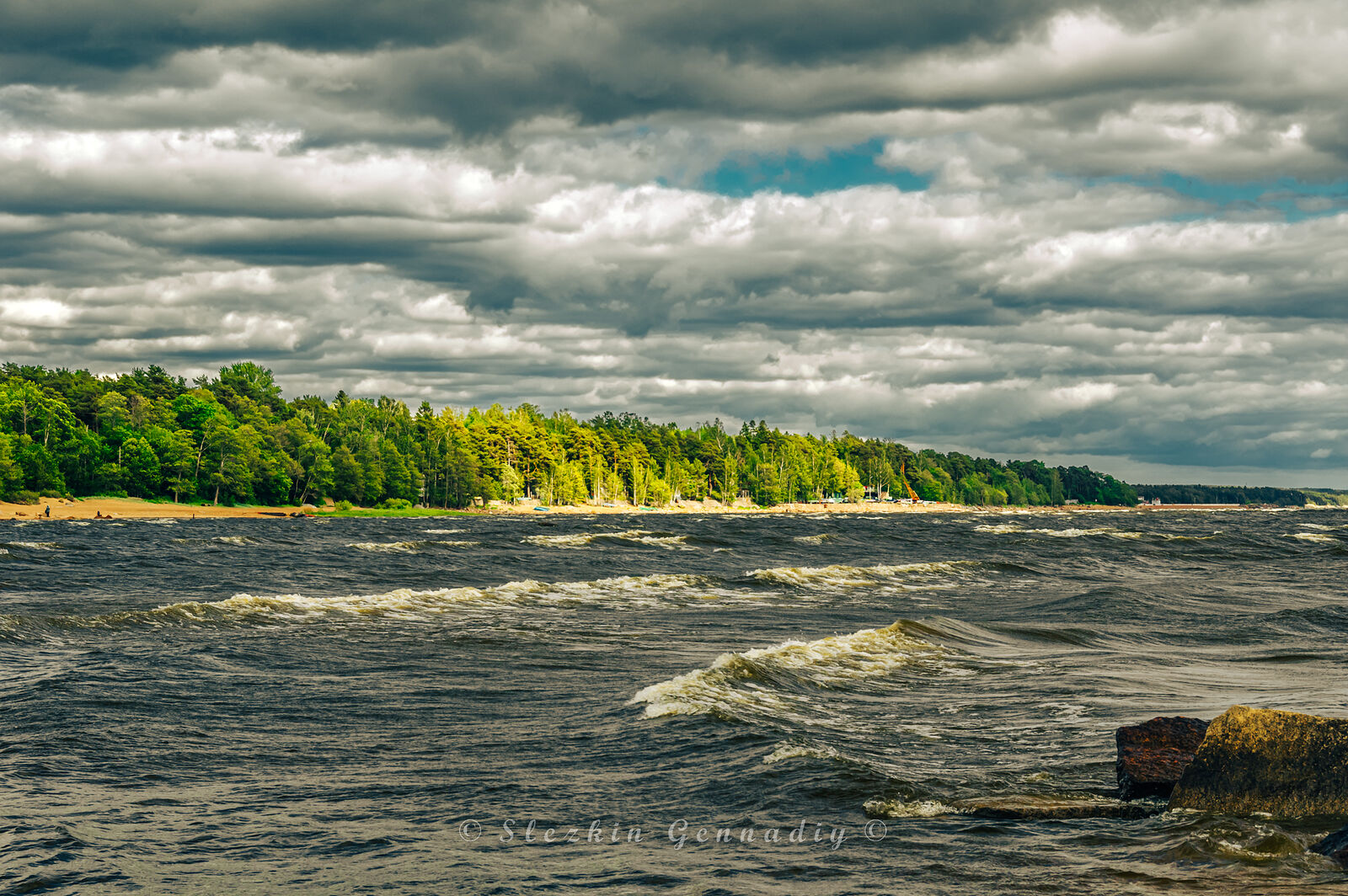 Nonstop Photos | Гена Слёзкин / Балтийский берег с видом на Кронштадт.