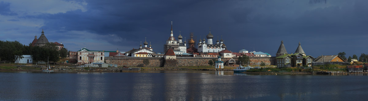 Соловецкий монастырь панорама