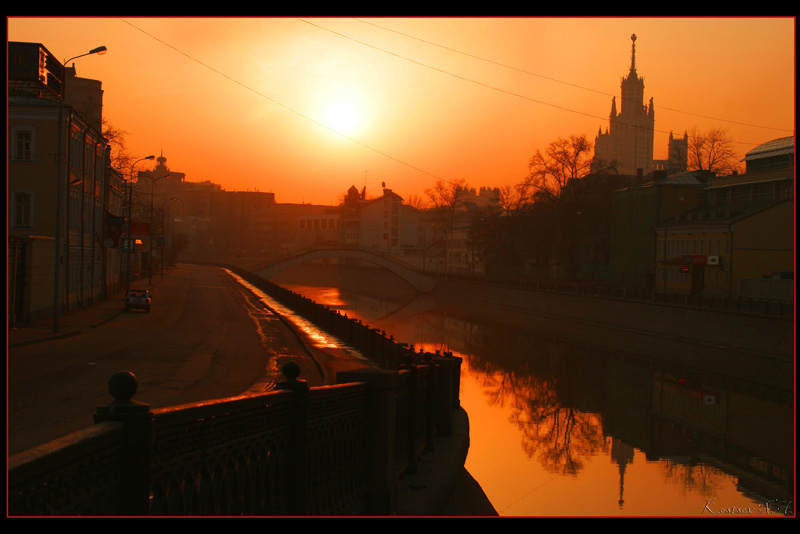 Раннее утро в москве