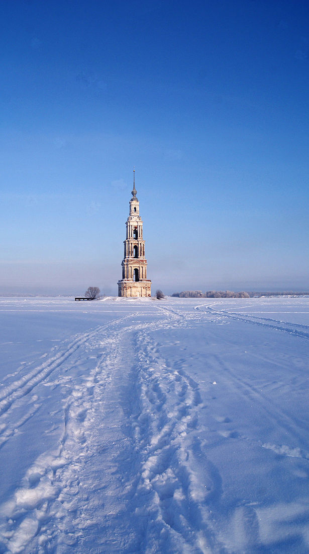 Колокольня в калязине фото