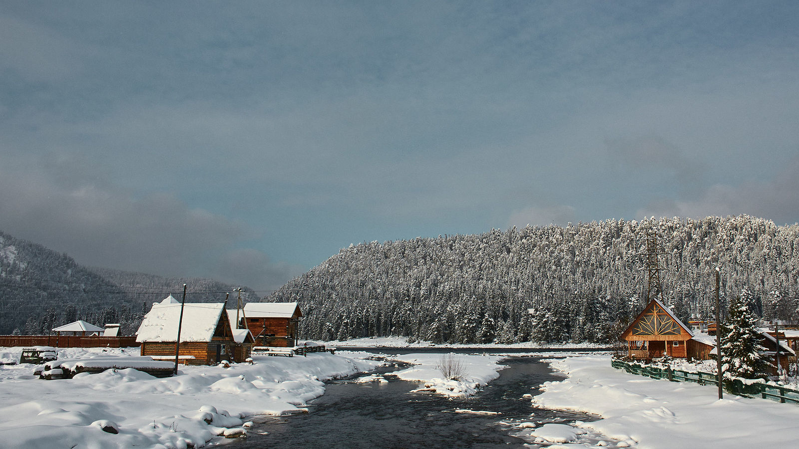 Деревни горного алтая фото