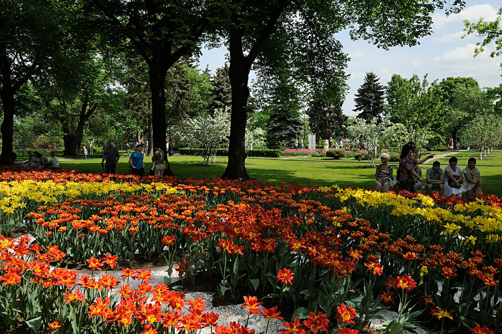 Тайницкий сад в кремле фото