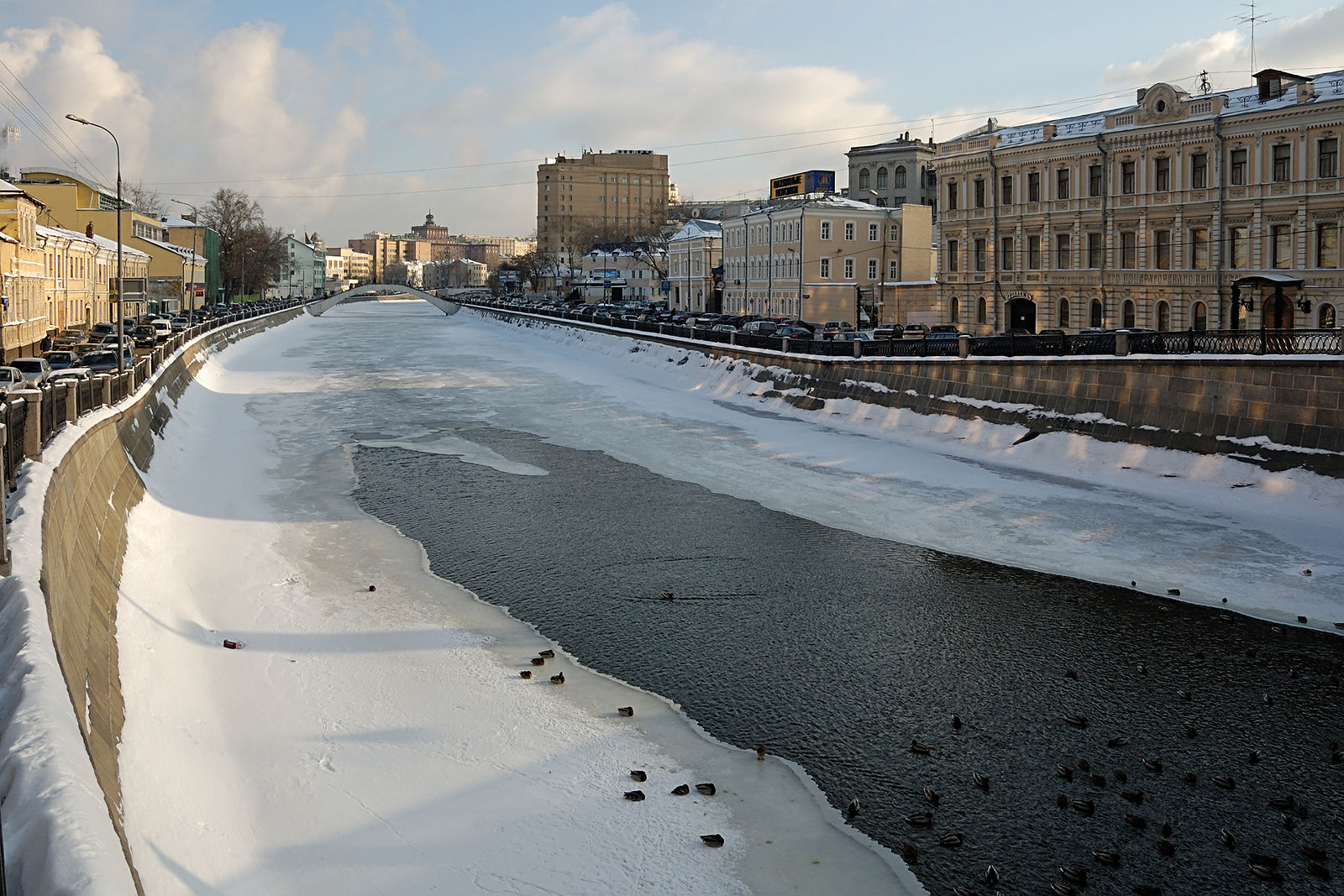 Водоотводный канал в Москве