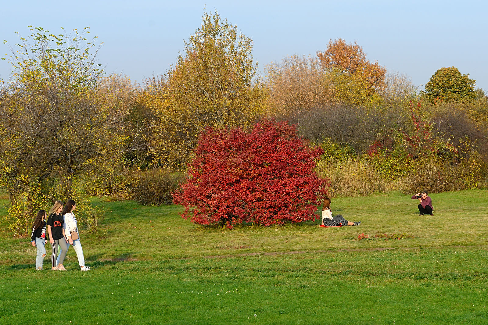 Осенняя фотосессия в Коломенском парке