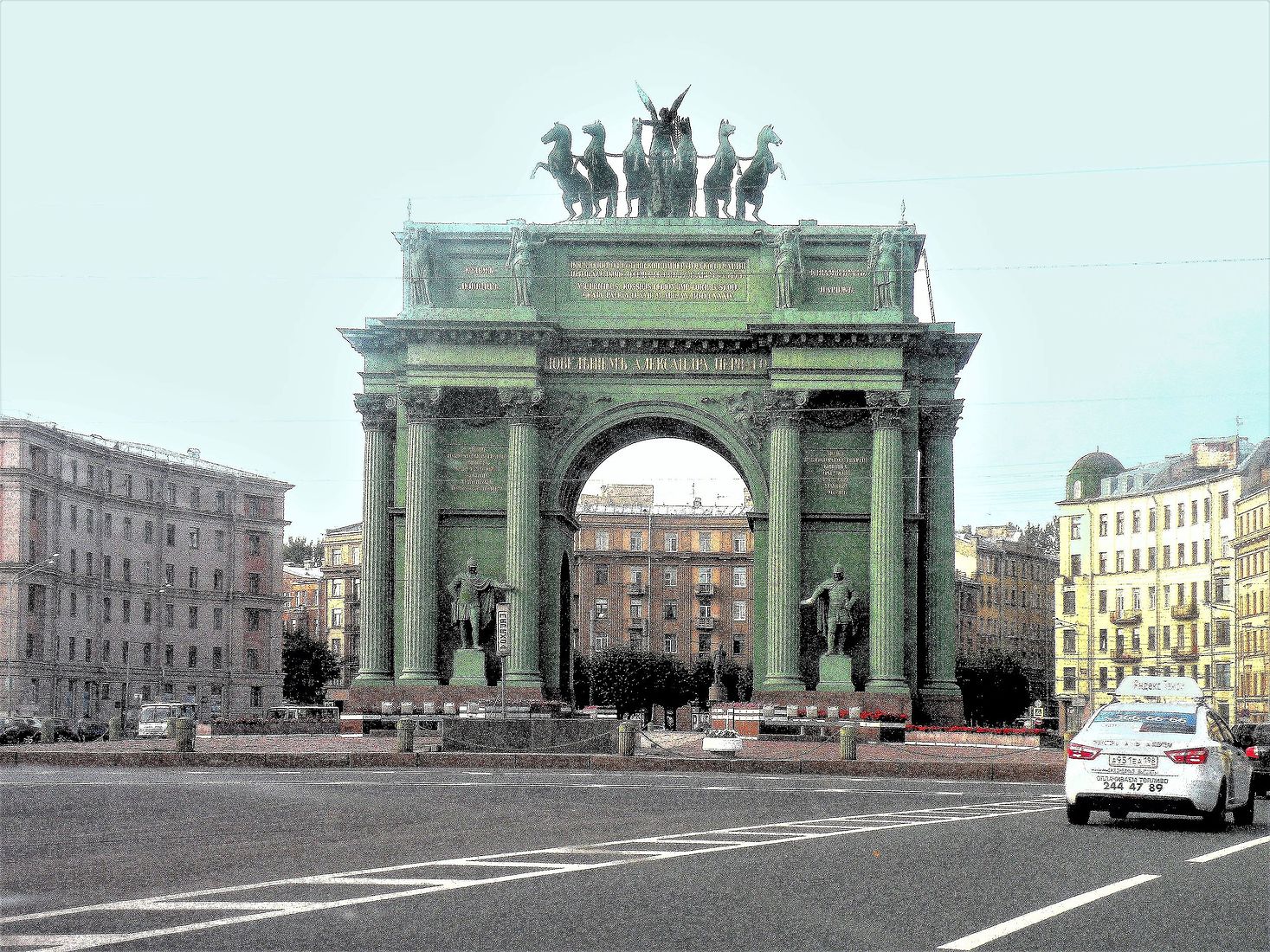 Театр у нарвских ворот. The Narva Triumphal Arch.