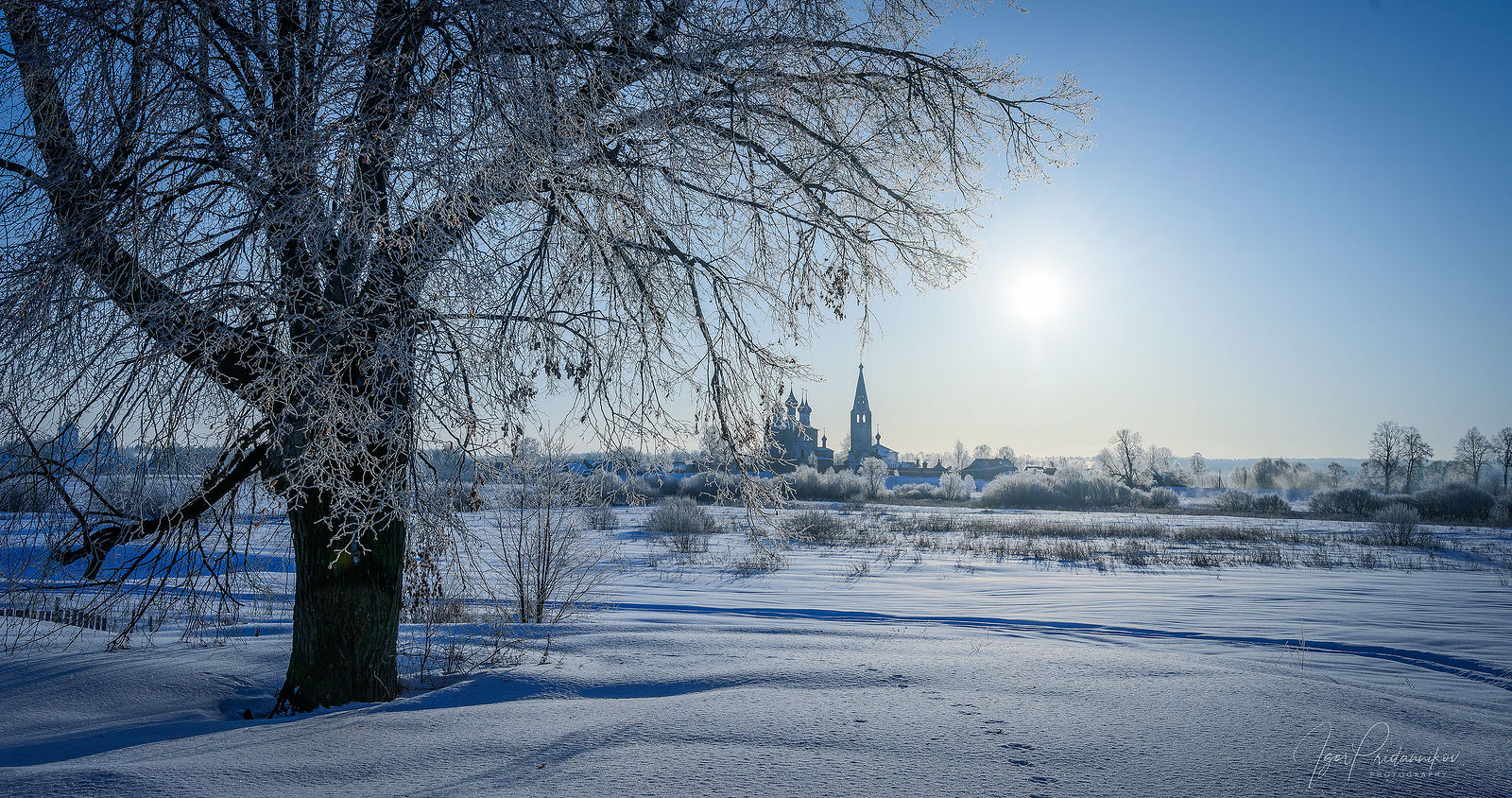 морозное утро москва