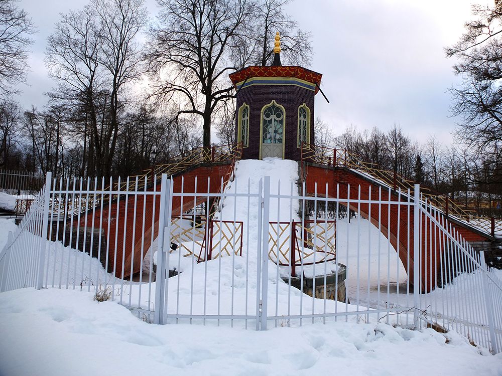 Александровский парк в Царском Селе зимой 