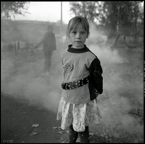 ©Олег Виденин. «Лиственный дым. Брянская область. 2005 год»