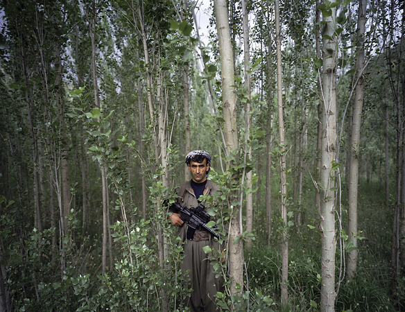 1st prize People in the News Stories<br />
<b>Philippe Dudouit</b>, Switzerland, for Time magazine<br />
<i>PKK fighters, Southern Kurdistan/Northern Iraq</i>