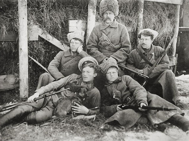 Семья Анчуговых, добровольцы красной армии. 1919