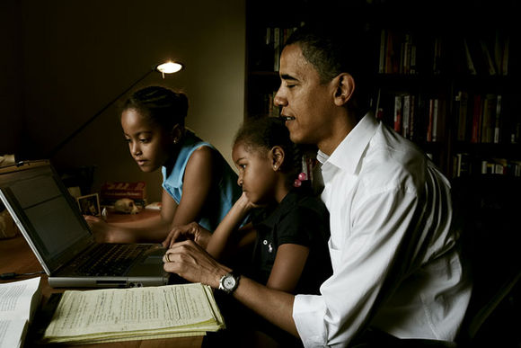 Barak Obama. Photo by Annie Leibovitz