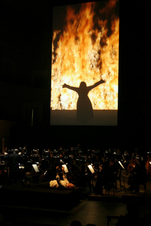 Tristan und Isolde, videodesign by Bill Viola, photo by N.Razina