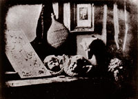 Луи Жак Манде Дагер (Louis Jacques Mandé Daguerre). «Мастерская художника». Дагерротип, 1837