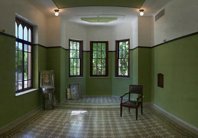 Yuval Yairi, Bialik Renovated (Green Room), 2007, C-Print