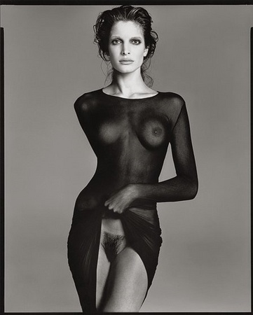 RICHARD AVEDON (1923-2004)<br />
Stephanie Seymour, Model, New York City, 1992<br />
gelatin silver print<br />
signed, numbered "5/5" in pencil, copyright credit and reproduction title stamps (on the verso)<br />
146.6 x 116.8cm <br />
<b>$182,500</b>