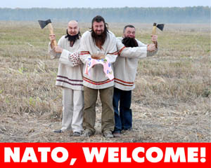 "Синие носы". NATO, WELCOME. 2006. Постер