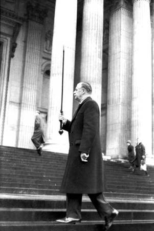 Анри-Картье Брессон. Похороны Черчилля, 1955
