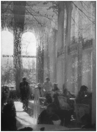 Анатолий Жовинский. Кафе (авторская ручная печать)