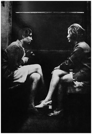 Василий Маркин. В поезде (авторская ручная печать)