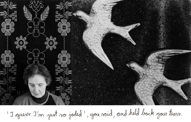 Jari Silomaki, She cannot wear red, 1997, photograph