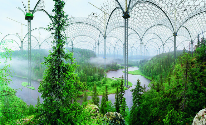 Ilkka Halso, Kitka river, 2004, from the series Museum of Nature, photograph