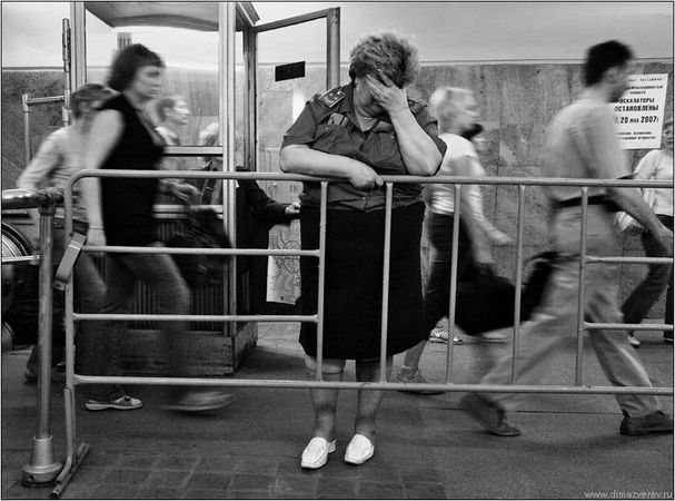 Дмитрий Зверев, из серии "Moscow subway", 2007 Дмитрий Зверев, из серии "Moscow subway", 2007