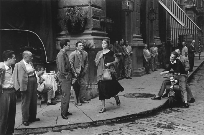 American Girl in Italy, 1951 by Ruth Orkin