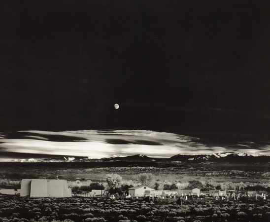 ANSEL ADAMS (American, 1902-1984), Moonrise Hernandez, New Mexico, 1941