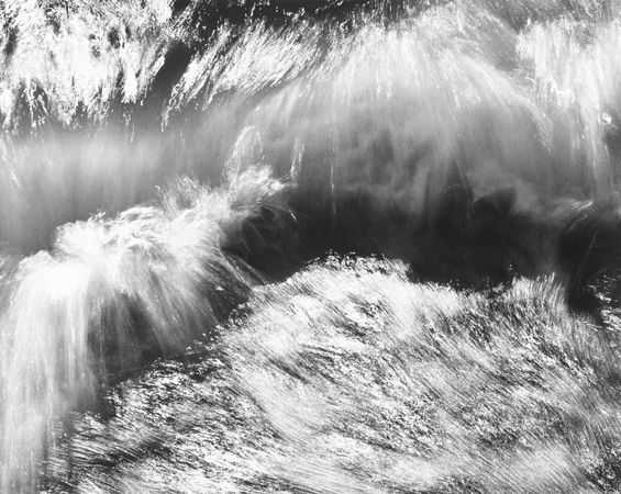 Wave, Clear Lake, California, 1963 (Rose Mandel/Rose Mandel Archive)