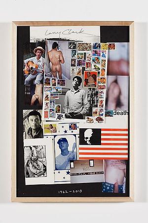 © Larry Clark. Untitled, mixed media collage, 2013