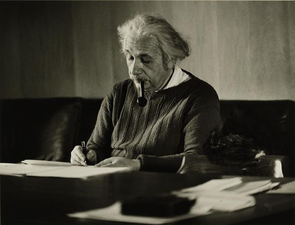 Einstein at Work, 1942