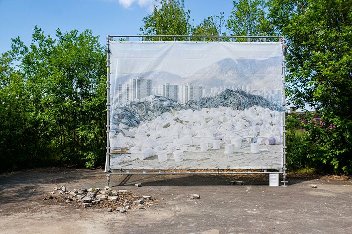 Exhibition: Hashem Shakeri, Cast Out of Heaven / Photo Credits: Marie Konrad