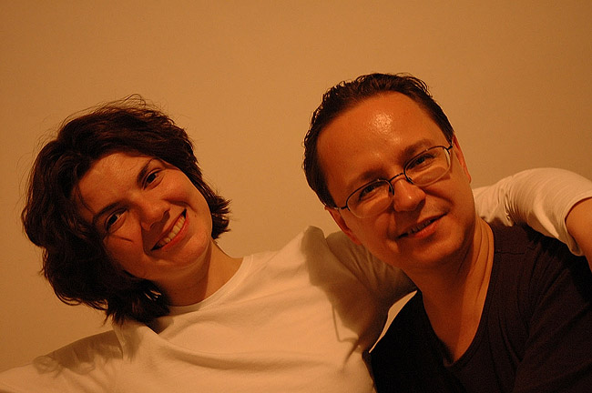 Лиза Фактор и Андрей Безукладников. Фото Вадима Гунько, 2004