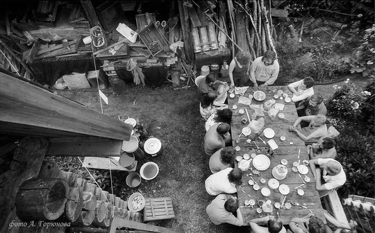Август 1985, перерыв на обед, © Александр Горюнов