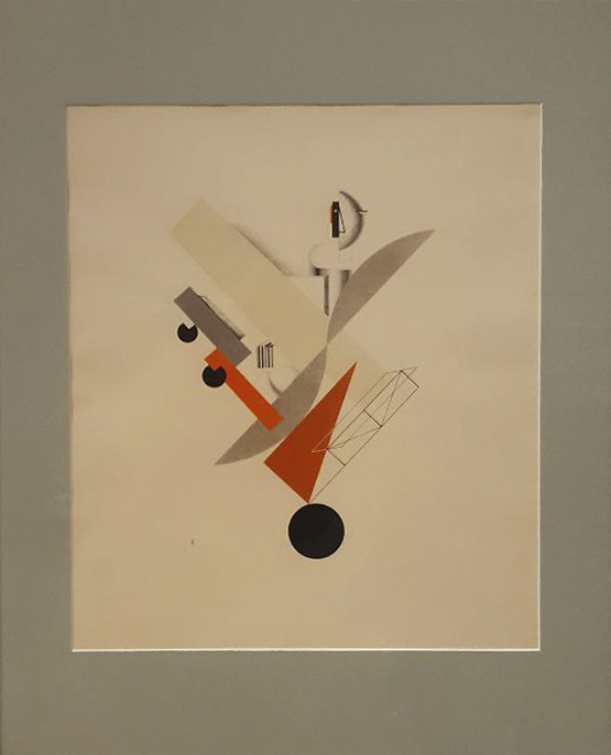 Лазарь Лисицкий, «Путешественник по всем векам», литография,1923 год. «Заходная» картинка, с которой начинается просмотр. Такая универсальность ее в каком-то смысле задает направление всей выставке. © ГТГ