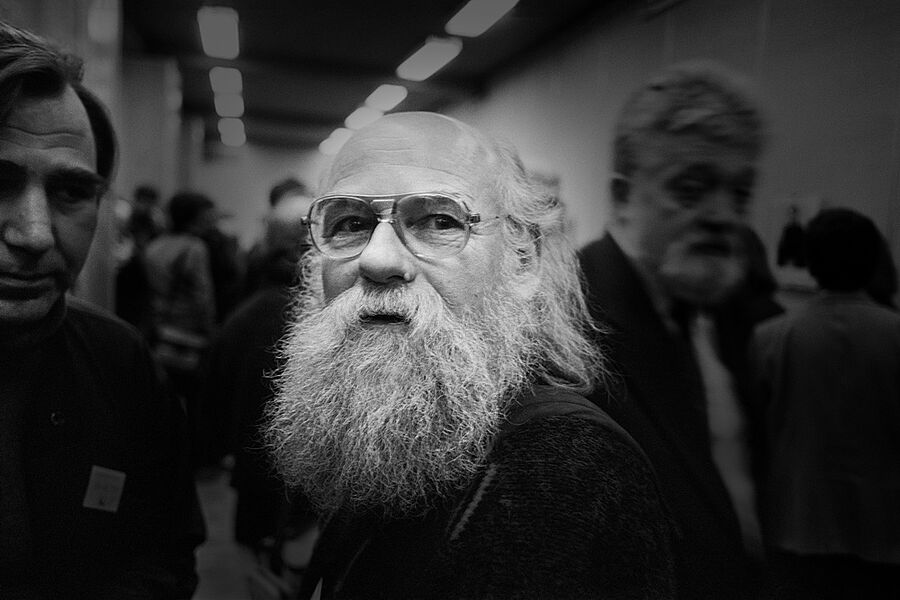 &copy;Александр Тягны-Рядно. «Гунар Бинде. Москва. 1990»