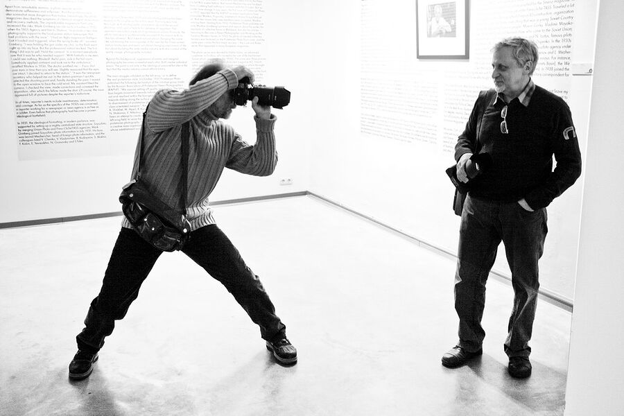 &copy;Александр Тягны-Рядно. «Рауль Скрылев и Александр Забрин. Москва. 2012»