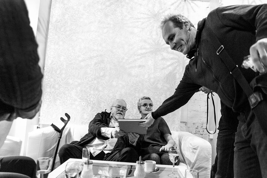 &copy;Александр Тягны-Рядно. «Автограф. Антанас Суткус и Алексей Мякишев. Москва. 2016»