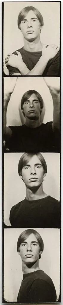 Andy Warhol, Untitled (Jackson Browne) (ca. 1966). Courtesy of Artnet Auctions.