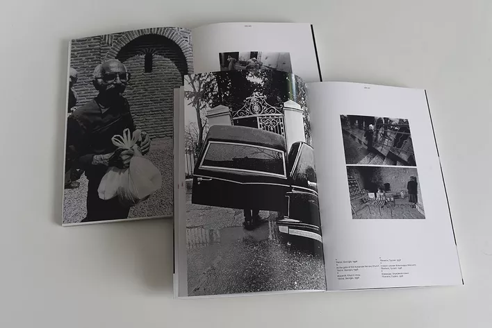 Разворот книги Левана Мамулова «Дорога». Фото предоставлено автором