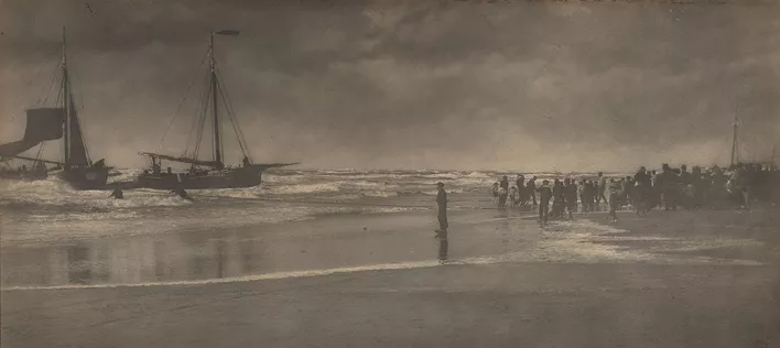 Альфред Стиглиц. «Причаливание». 1894. meisterdrucke.de