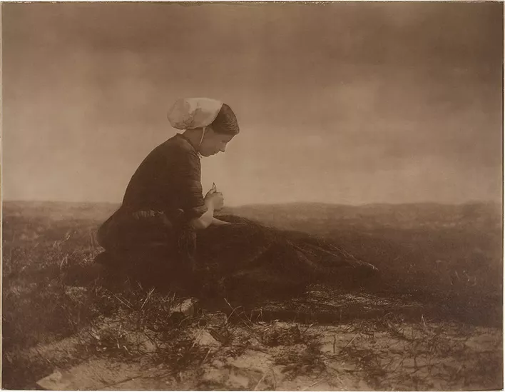 Альфред Стиглиц. «Починка сетей». 1894. nga.gov